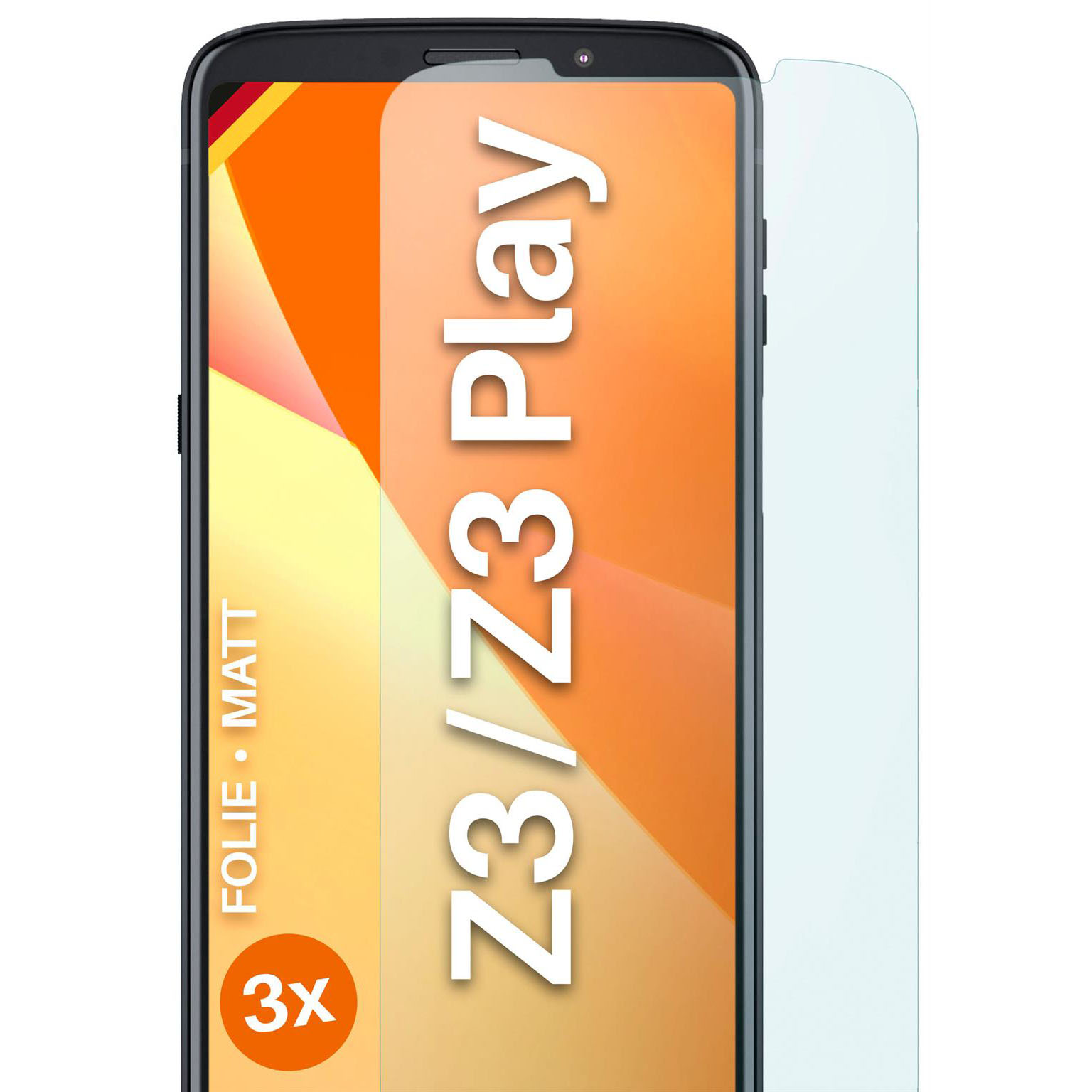 moex FlexProtect Motorola Moto Z3 Play Schutzfolie Matt – Weiteres Produktbild 1 moex FlexProtect Motorola Moto Z3 Play Schutzfolie Matt – Weiteres Produktbild 1