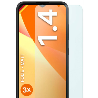 moex FlexProtect Nokia 1.4 Schutzfolie Matt – 3er Set