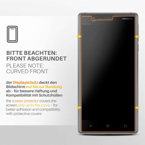 moex FlexProtect Nokia 3 Schutzfolie Matt – Weiteres Produktbild 3 moex FlexProtect Nokia 3 Schutzfolie Matt – Weiteres Produktbild 3