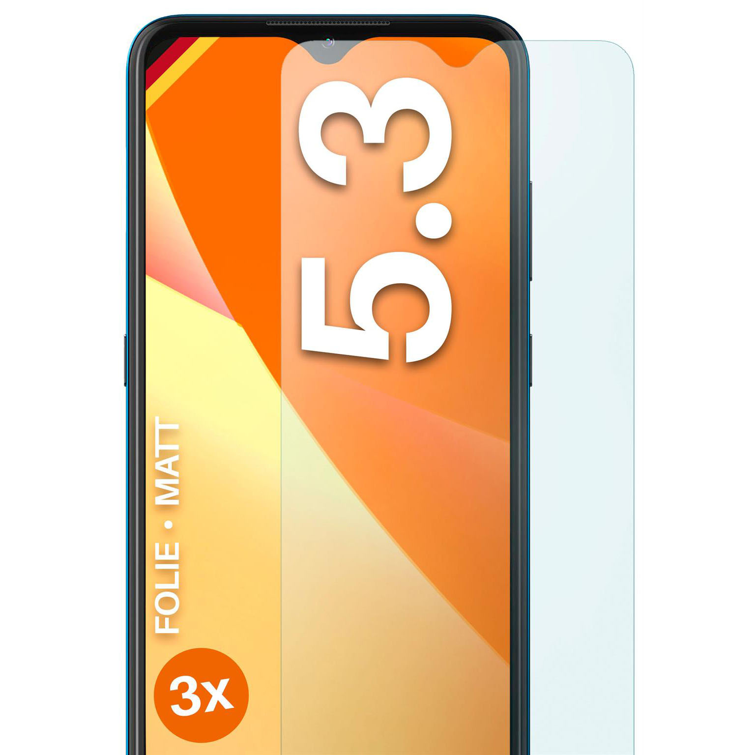 moex FlexProtect Nokia 5.3 Schutzfolie Matt – Weiteres Produktbild 1 moex FlexProtect Nokia 5.3 Schutzfolie Matt – Weiteres Produktbild 1
