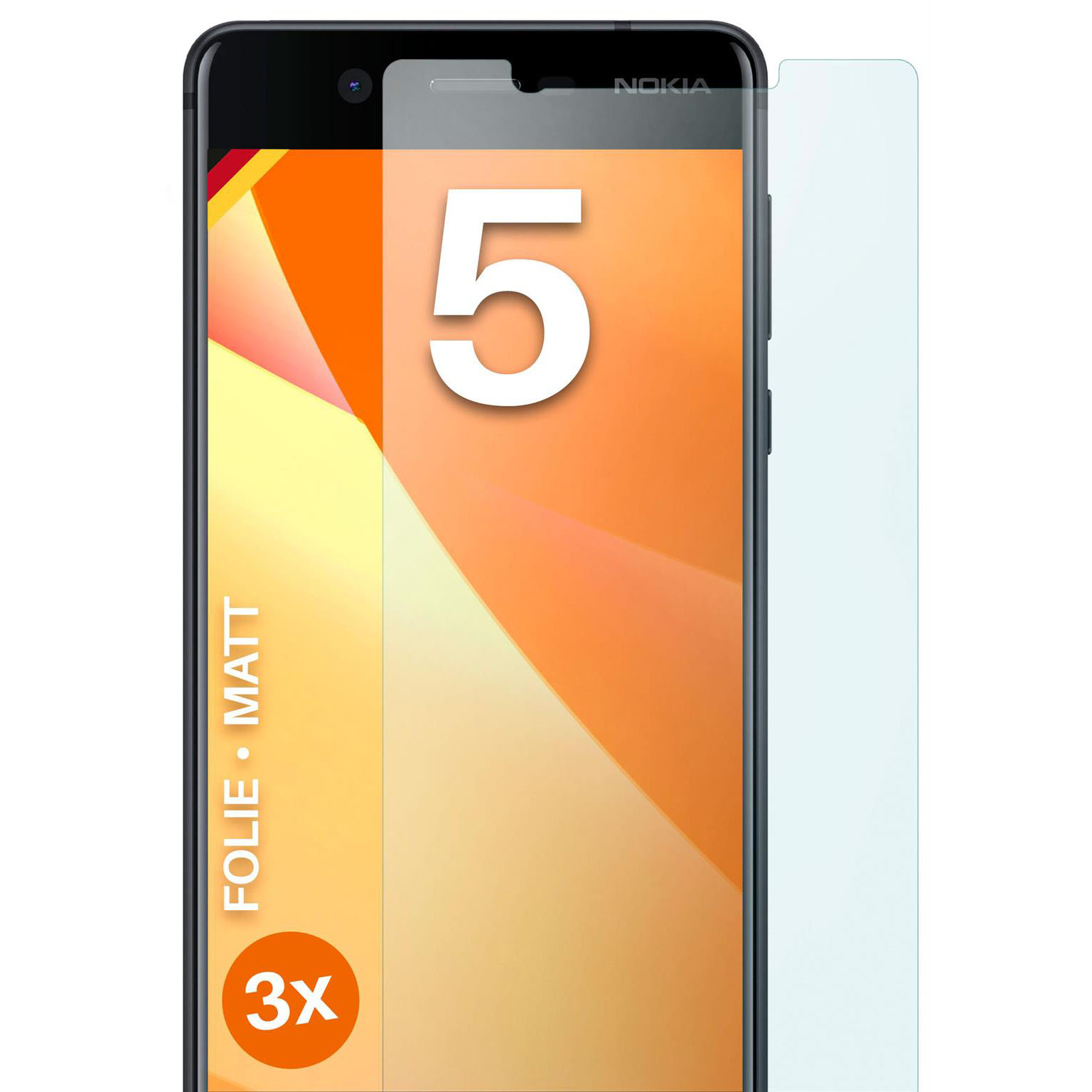 moex FlexProtect Nokia 5 Schutzfolie Matt – Weiteres Produktbild 1 moex FlexProtect Nokia 5 Schutzfolie Matt – Weiteres Produktbild 1