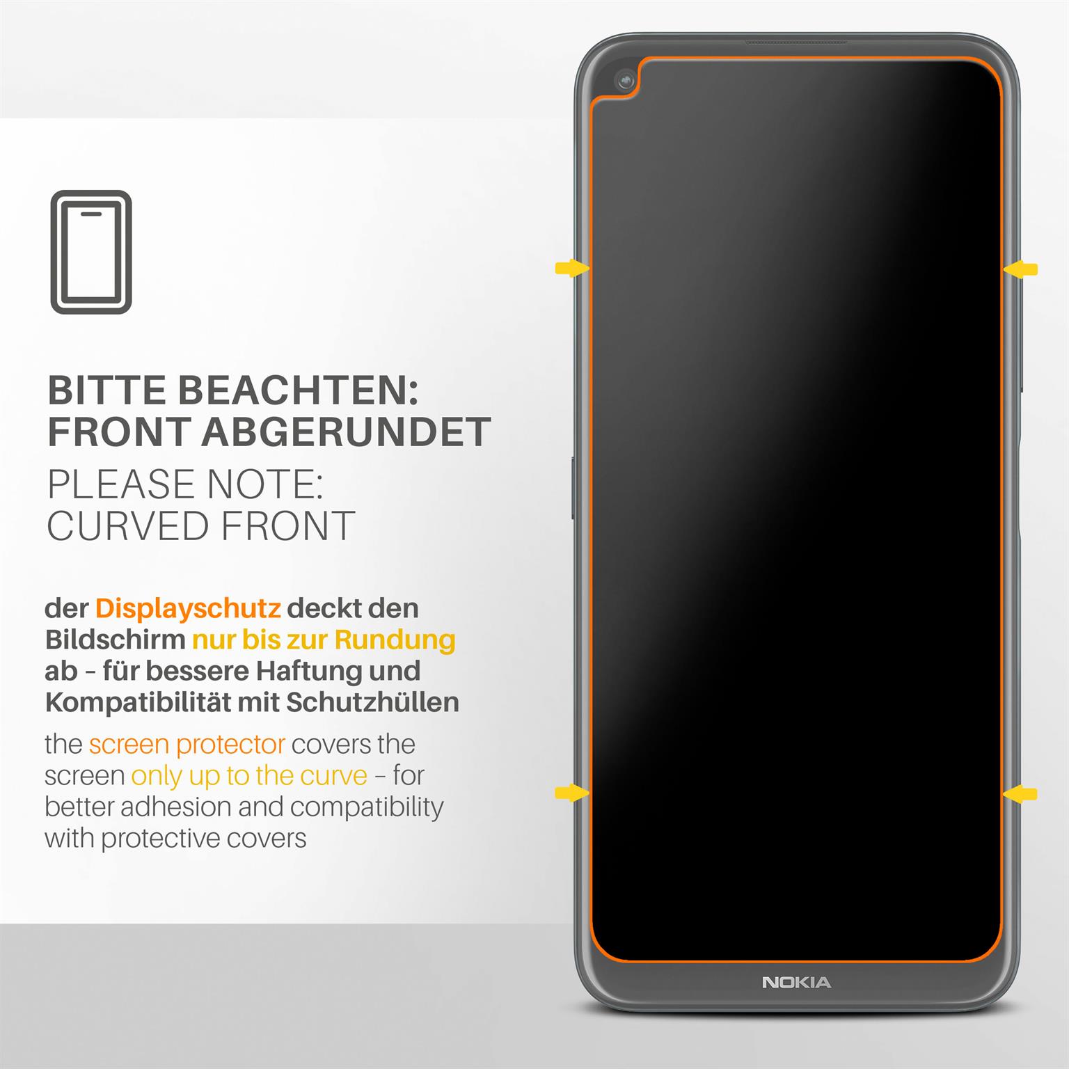 moex FlexProtect Nokia 8.3 5G Schutzfolie Matt – Weiteres Produktbild 3