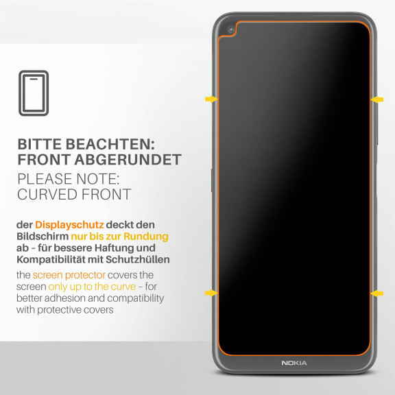 moex FlexProtect Nokia 8.3 5G Schutzfolie Matt – Weiteres Produktbild 3