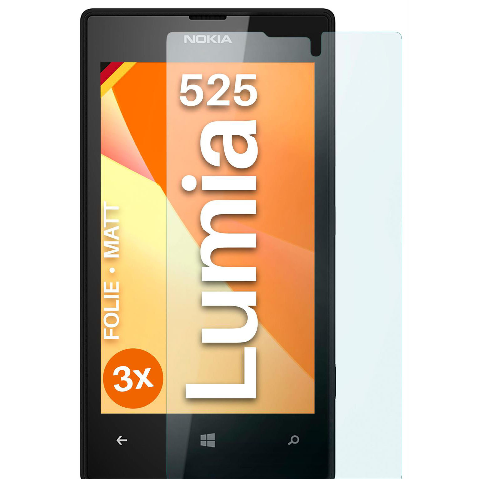 moex FlexProtect Nokia Lumia 525 Schutzfolie Matt – Weiteres Produktbild 1 moex FlexProtect Nokia Lumia 525 Schutzfolie Matt – Weiteres Produktbild 1