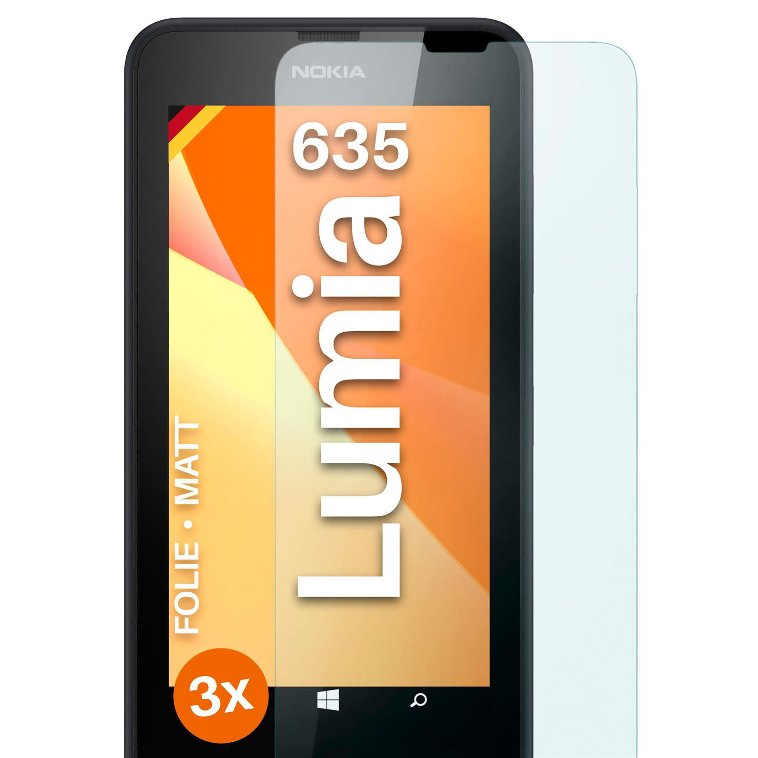 moex FlexProtect Nokia Lumia 635 Schutzfolie Matt – Weiteres Produktbild 1 moex FlexProtect Nokia Lumia 635 Schutzfolie Matt – Weiteres Produktbild 1