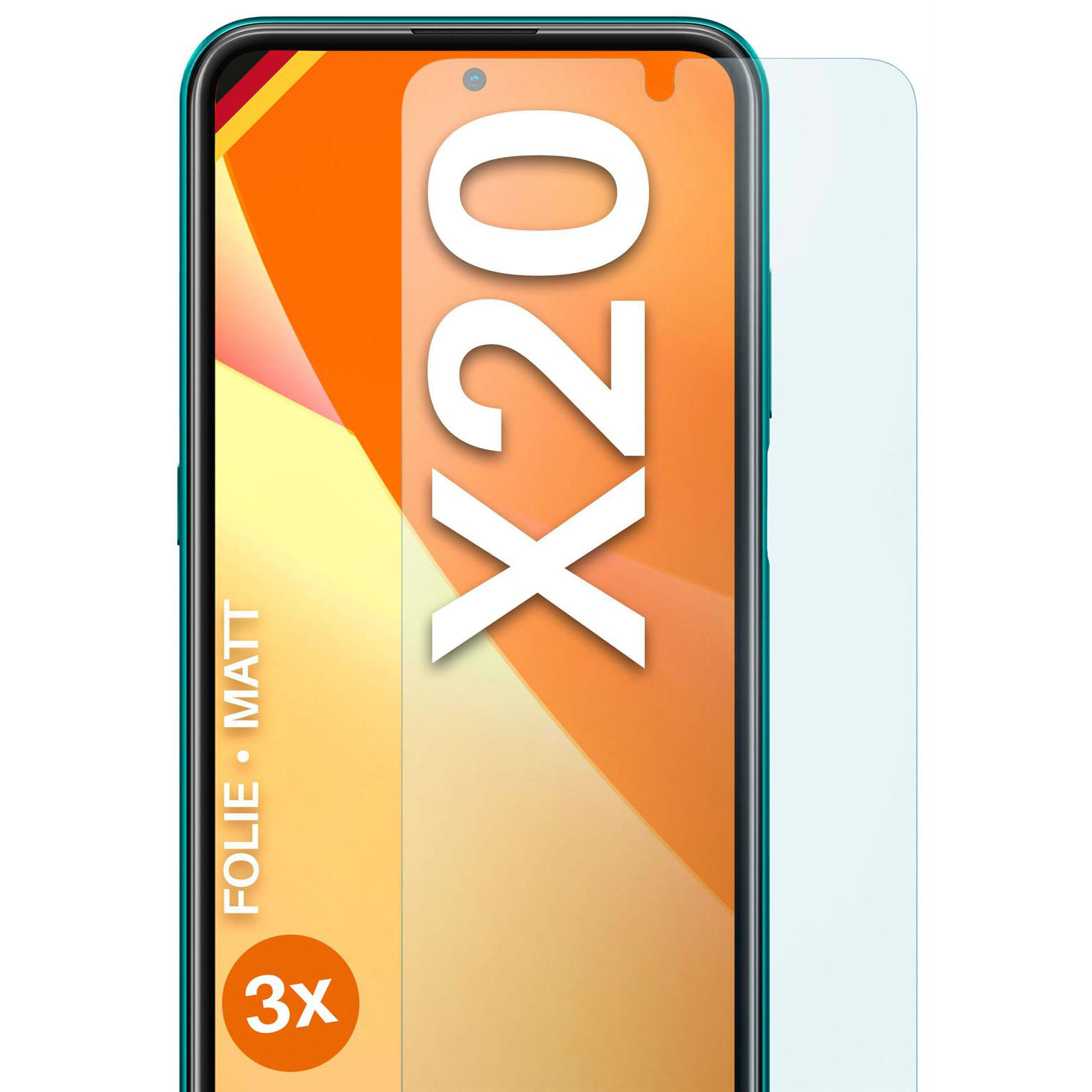 moex FlexProtect Nokia X20 Schutzfolie Matt – undefined
