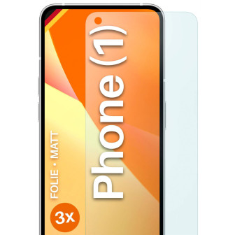 moex FlexProtect Nothing Phone (1) Schutzfolie Matt – 3er Set