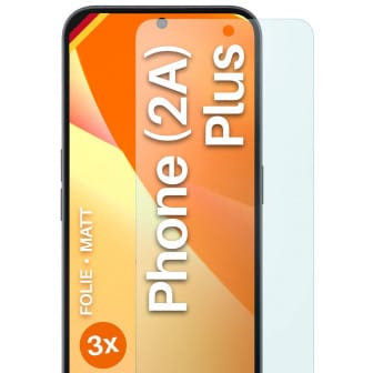 moex FlexProtect Nothing Phone (2a) Plus Schutzfolie Matt – 3er Set moex FlexProtect Nothing Phone (2a) Plus Schutzfolie Matt – 3er Set