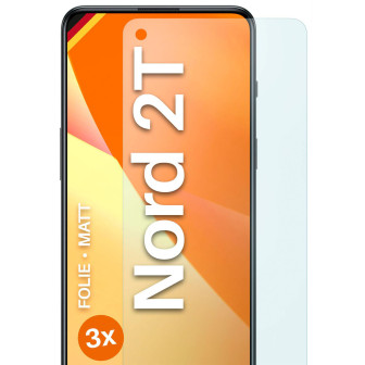 moex FlexProtect OnePlus Nord 2T Schutzfolie Matt – 3er Set