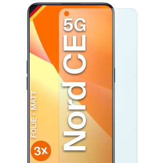 moex FlexProtect OnePlus Nord CE 5G Schutzfolie Matt – 3er Set