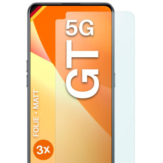 moex FlexProtect Realme GT 5G Schutzfolie Matt – 3er Set