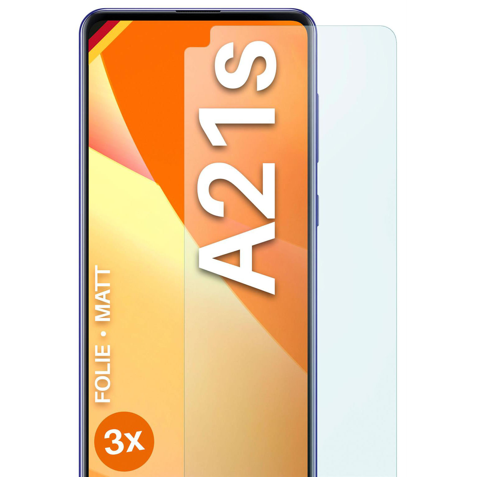 moex FlexProtect Samsung Galaxy A21s Schutzfolie Matt – 3er Set moex FlexProtect Samsung Galaxy A21s Schutzfolie Matt – 3er Set