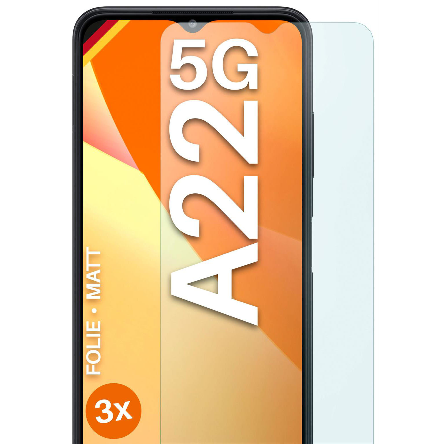 moex FlexProtect Samsung Galaxy A22 5G Schutzfolie Matt – Weiteres Produktbild 1 moex FlexProtect Samsung Galaxy A22 5G Schutzfolie Matt – Weiteres Produktbild 1