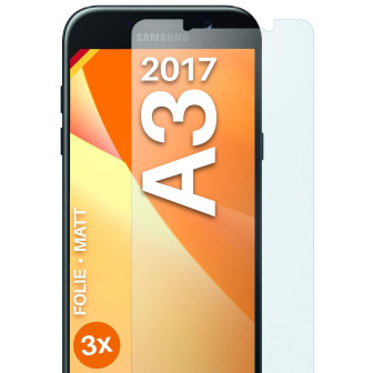 moex FlexProtect Samsung Galaxy A3 (2017) Schutzfolie Matt – 3er Set