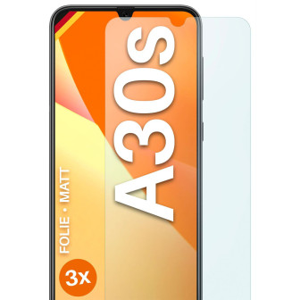 moex FlexProtect Samsung Galaxy A30s Schutzfolie Matt – 3er Set
