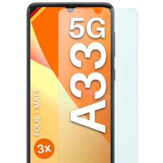 moex FlexProtect Samsung Galaxy A33 5G Schutzfolie Matt – 3er Set
