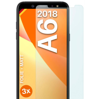 moex FlexProtect Samsung Galaxy A6 (2018) Schutzfolie Matt – 3er Set