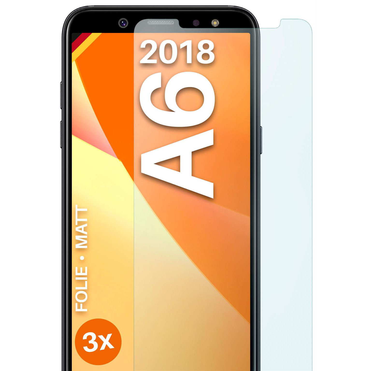 moex FlexProtect Samsung Galaxy A6 (2018) Schutzfolie Matt – Weiteres Produktbild 1 moex FlexProtect Samsung Galaxy A6 (2018) Schutzfolie Matt – Weiteres Produktbild 1
