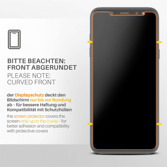 moex FlexProtect Samsung Galaxy A6 Plus (2018) Schutzfolie Matt – Weiteres Produktbild 3