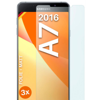 moex FlexProtect Samsung Galaxy A7 (2016) Schutzfolie Matt – 3er Set moex FlexProtect Samsung Galaxy A7 (2016) Schutzfolie Matt – 3er Set
