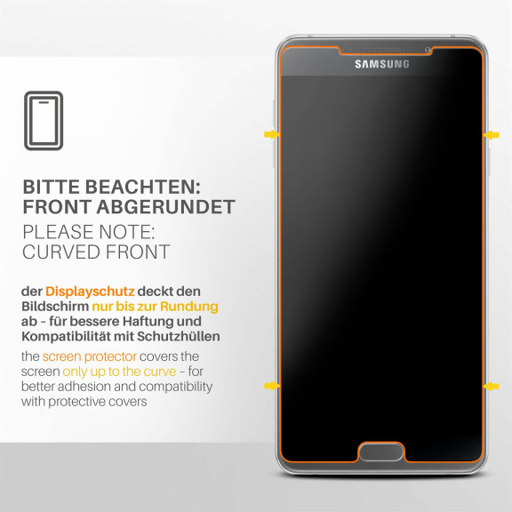 moex FlexProtect Samsung Galaxy A7 (2016) Schutzfolie Matt – Weiteres Produktbild 3