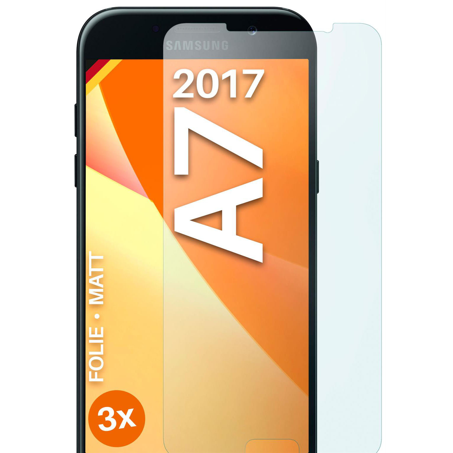 moex FlexProtect Samsung Galaxy A7 (2017) Schutzfolie Matt – Weiteres Produktbild 1 moex FlexProtect Samsung Galaxy A7 (2017) Schutzfolie Matt – Weiteres Produktbild 1