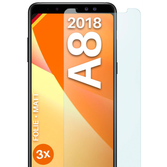 moex FlexProtect Samsung Galaxy A8 (2018) Schutzfolie Matt – Weiteres Produktbild 1
