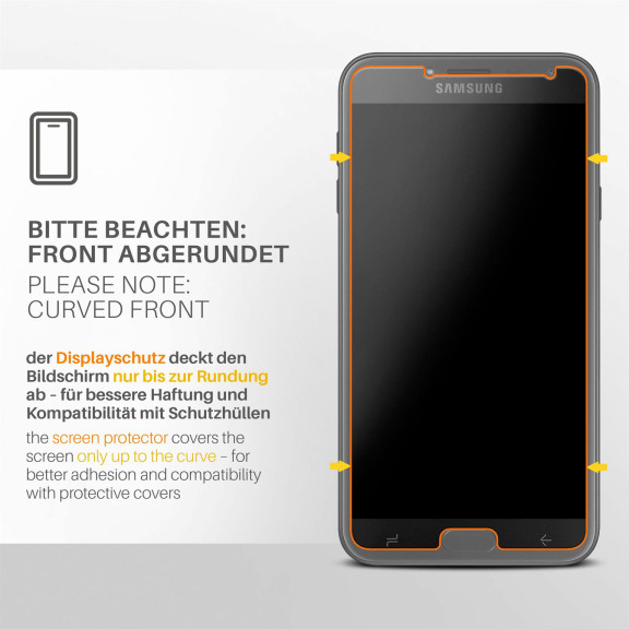 moex FlexProtect Samsung Galaxy J4 (2018) Schutzfolie Matt – Weiteres Produktbild 3