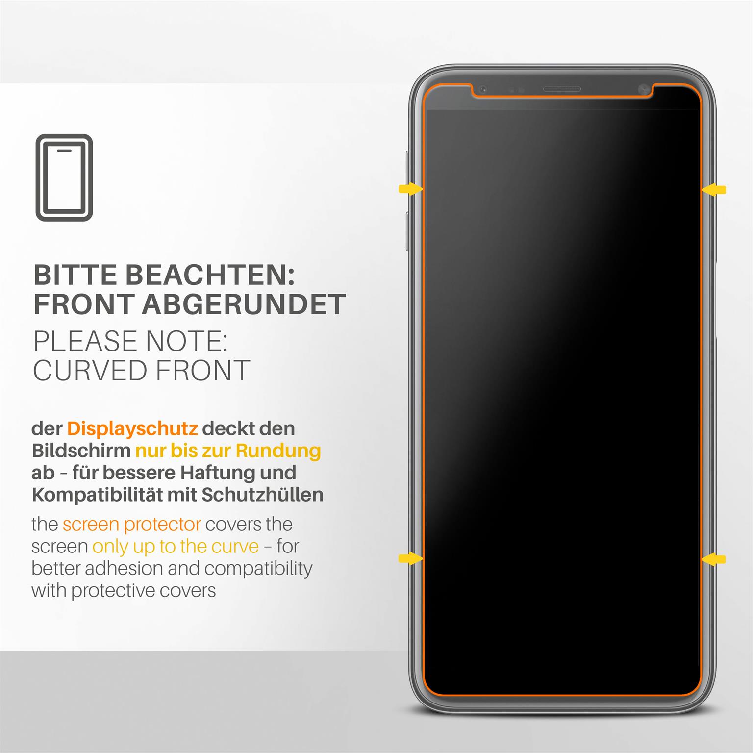moex FlexProtect Samsung Galaxy J6 Plus Schutzfolie Matt – Weiteres Produktbild 3