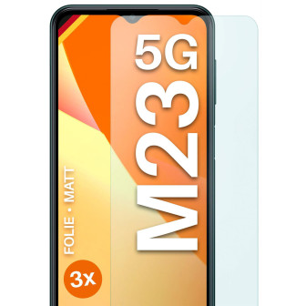 moex FlexProtect Samsung Galaxy M23 5G Schutzfolie Matt – 3er Set