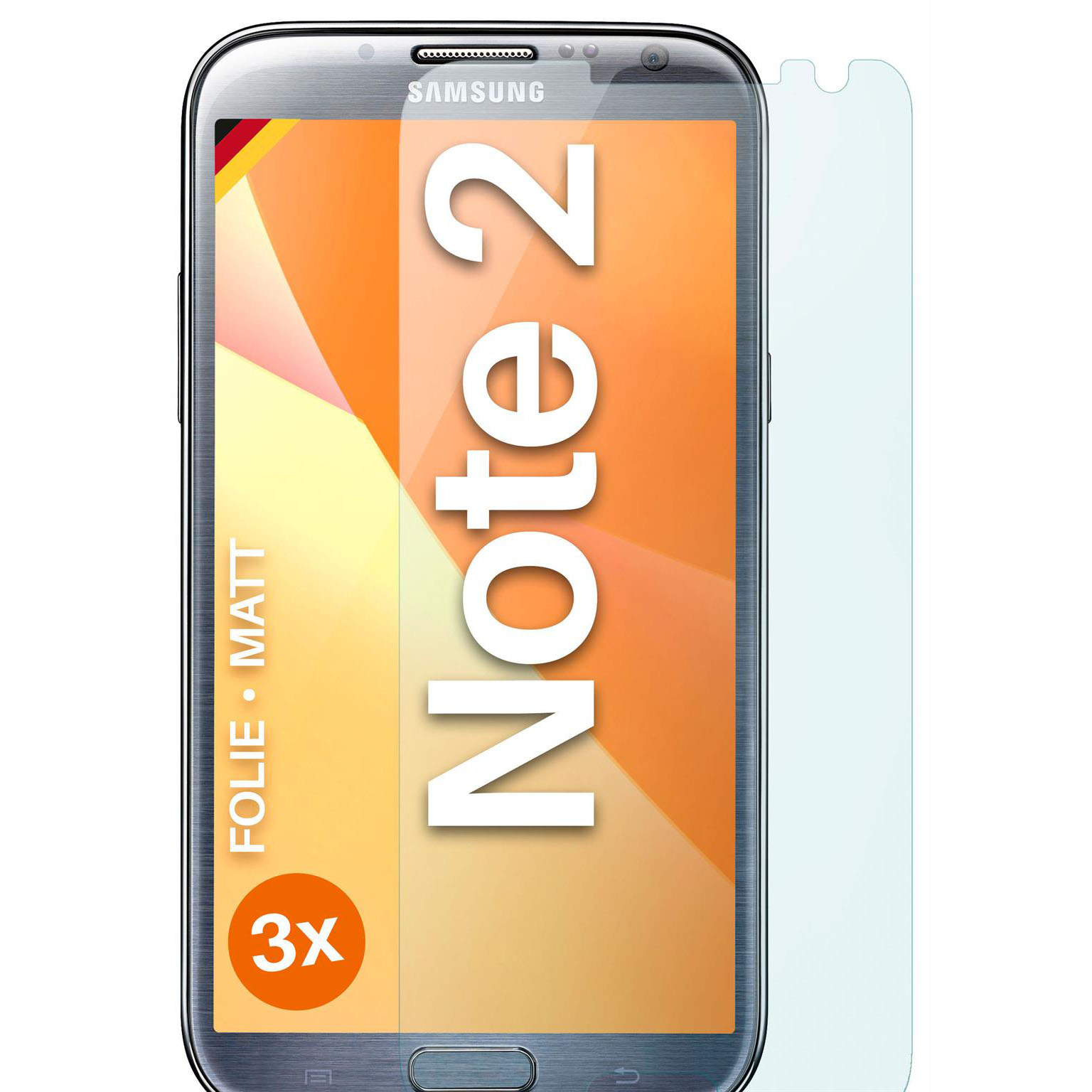 moex FlexProtect Samsung Galaxy Note 2 Schutzfolie Matt – Weiteres Produktbild 1 moex FlexProtect Samsung Galaxy Note 2 Schutzfolie Matt – Weiteres Produktbild 1