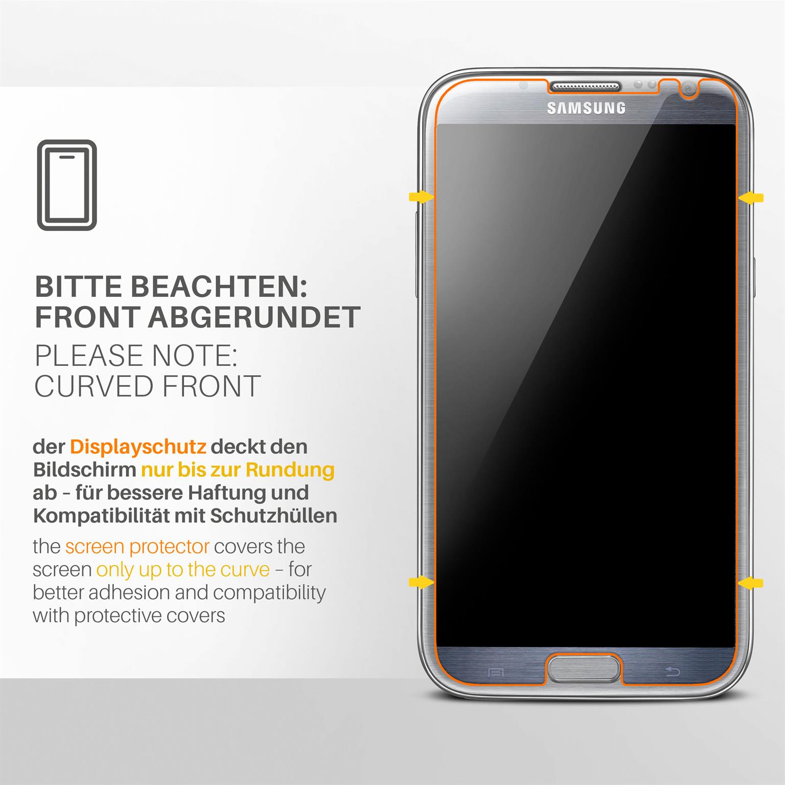 moex FlexProtect Samsung Galaxy Note 2 Schutzfolie Matt – Weiteres Produktbild 3 moex FlexProtect Samsung Galaxy Note 2 Schutzfolie Matt – Weiteres Produktbild 3