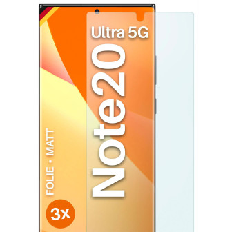 moex FlexProtect Samsung Galaxy Note 20 Ultra 5G Schutzfolie Matt – 3er Set