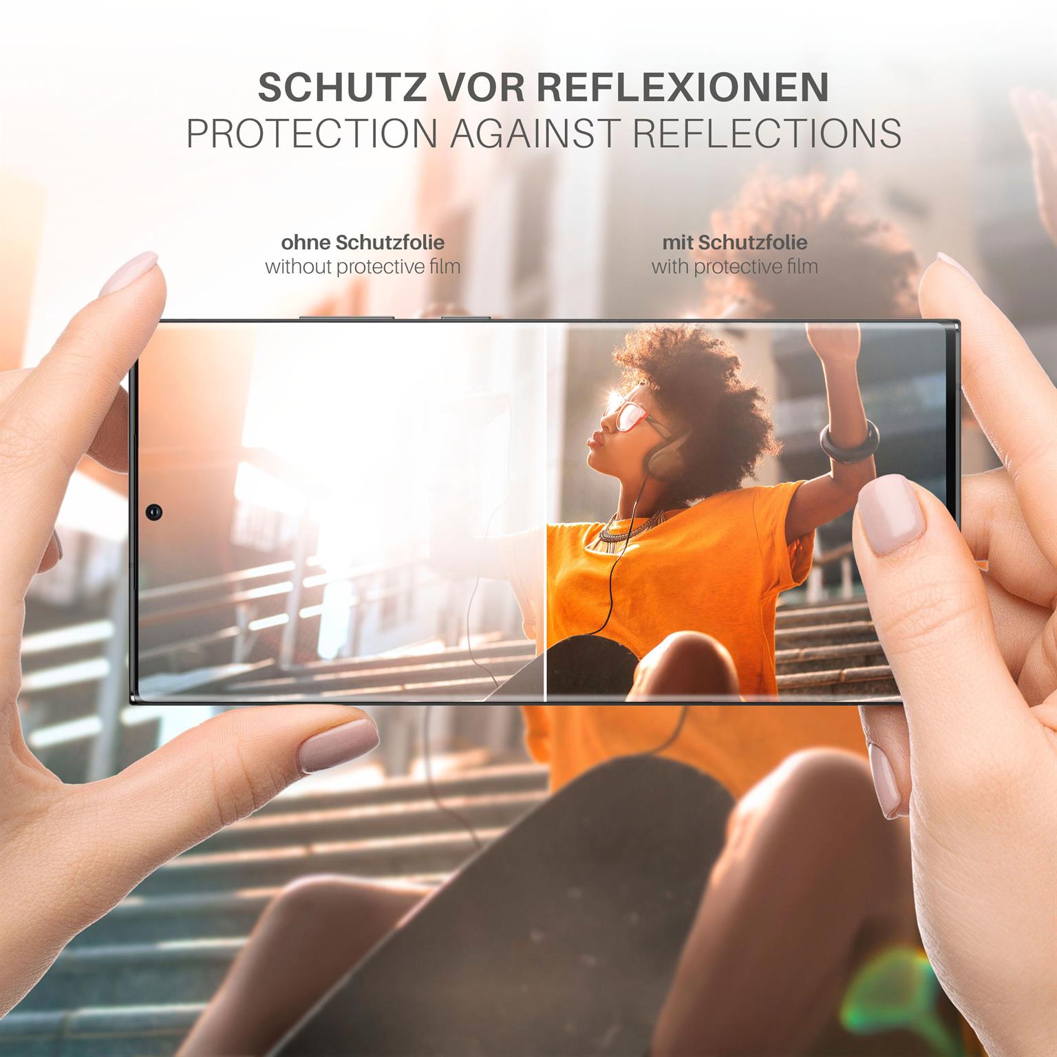 moex FlexProtect Samsung Galaxy Note 20 Ultra 5G Schutzfolie Matt – Weiteres Produktbild 4