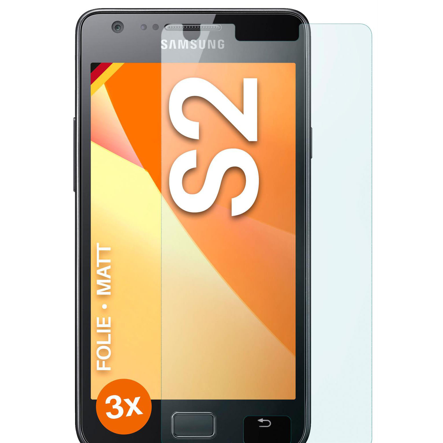 moex FlexProtect Samsung Galaxy S2 Schutzfolie Matt – Weiteres Produktbild 1 moex FlexProtect Samsung Galaxy S2 Schutzfolie Matt – Weiteres Produktbild 1