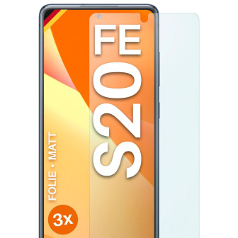 moex FlexProtect Samsung Galaxy S20 FE Schutzfolie Matt – 3er Set