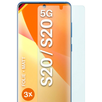 moex FlexProtect Samsung Galaxy S20 5G Schutzfolie Matt – 3er Set