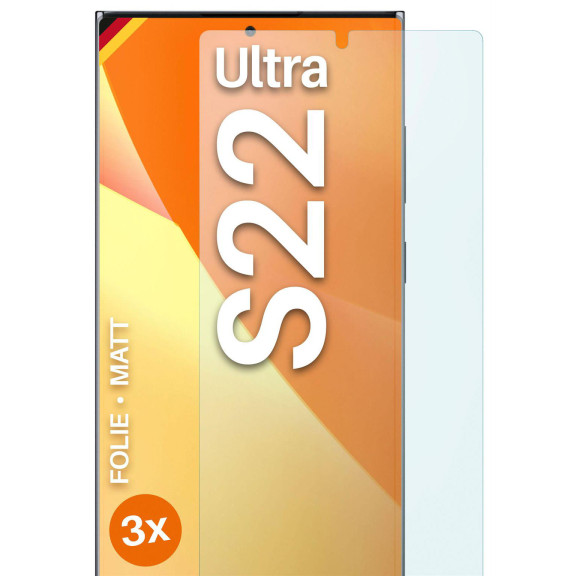 moex FlexProtect Samsung Galaxy S22 Ultra Schutzfolie Matt – Weiteres Produktbild 1