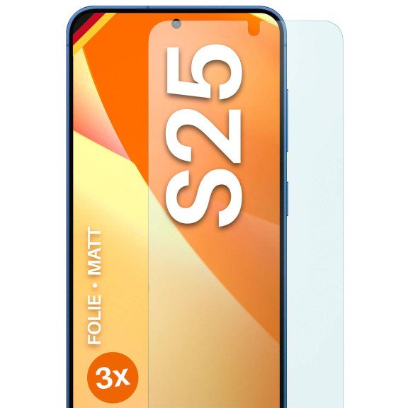moex FlexProtect Samsung Galaxy S25 Schutzfolie Matt – Weiteres Produktbild 1