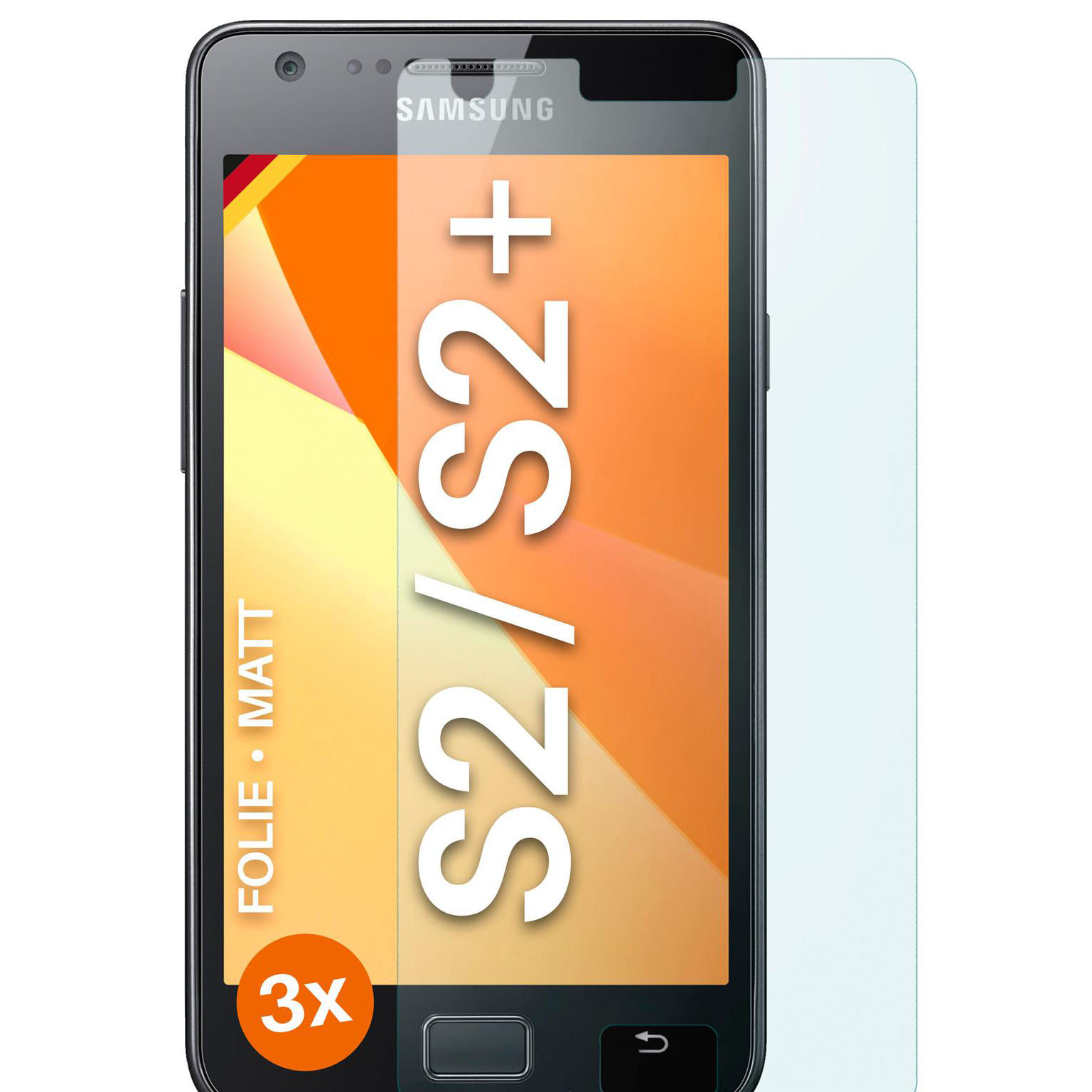 moex FlexProtect Samsung Galaxy S2 Plus Schutzfolie Matt – Weiteres Produktbild 1 moex FlexProtect Samsung Galaxy S2 Plus Schutzfolie Matt – Weiteres Produktbild 1