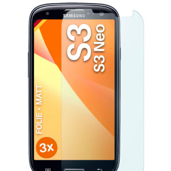 moex FlexProtect Samsung Galaxy S3 Neo Schutzfolie Matt – 3er Set
