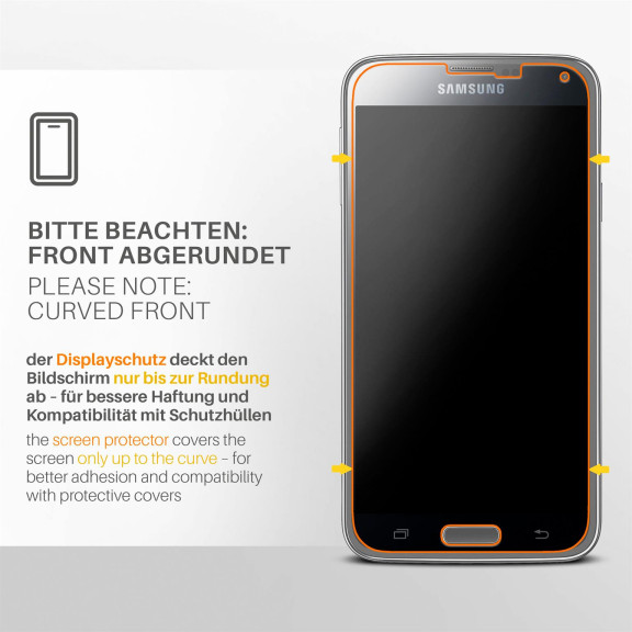 moex FlexProtect Samsung Galaxy S5 Neo Schutzfolie Matt – Weiteres Produktbild 3