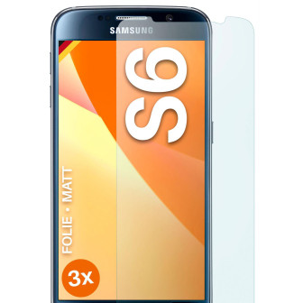 moex FlexProtect Samsung Galaxy S6 Schutzfolie Matt – 3er Set