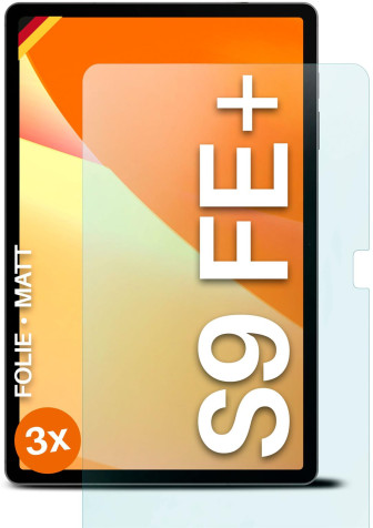 moex FlexProtect Samsung Galaxy Tab S9 FE Plus Schutzfolie Matt – 3er Set