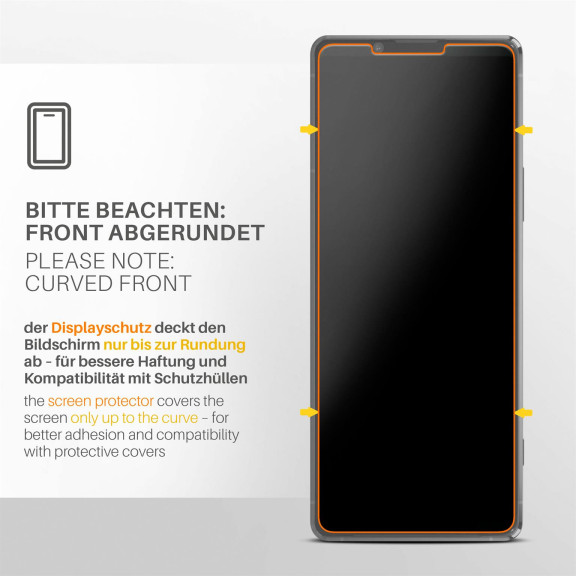 moex FlexProtect Sony Xperia 1 II Schutzfolie Matt – Weiteres Produktbild 3