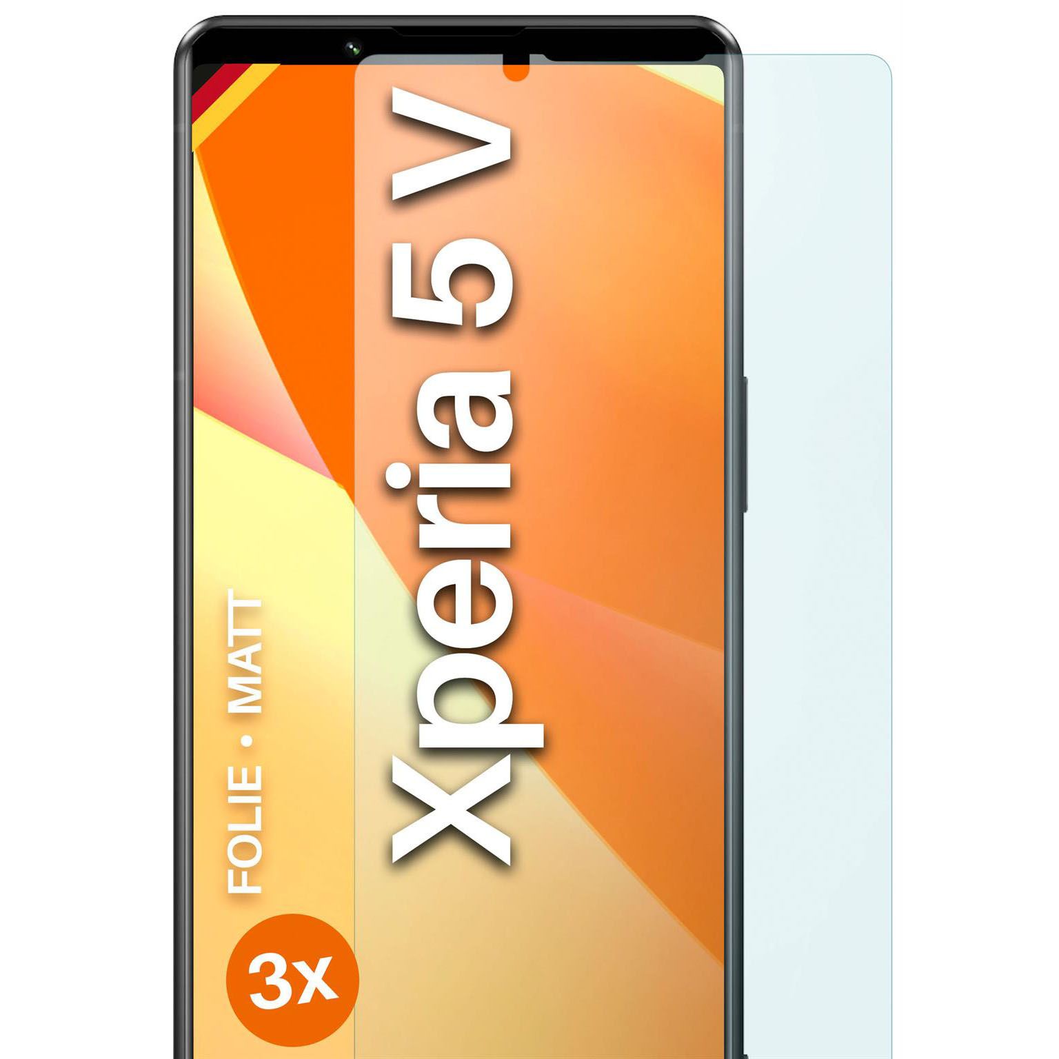 moex FlexProtect Sony Xperia 5 V Schutzfolie Matt – 3er Set moex FlexProtect Sony Xperia 5 V Schutzfolie Matt – 3er Set