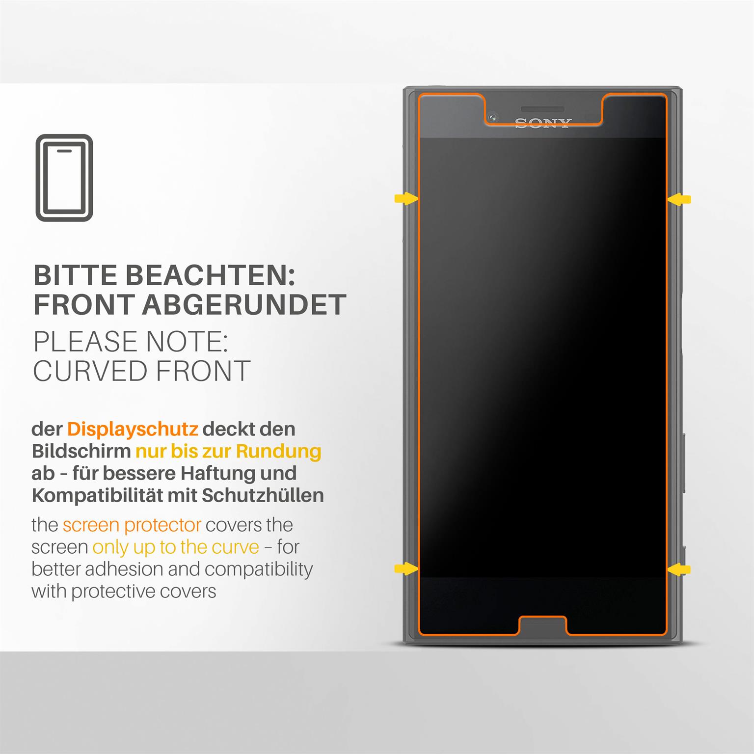 moex FlexProtect Sony Xperia X Compact Schutzfolie Matt – Weiteres Produktbild 3