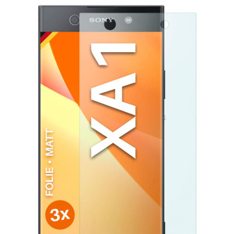moex FlexProtect Sony Xperia XA1 Schutzfolie Matt – 3er Set