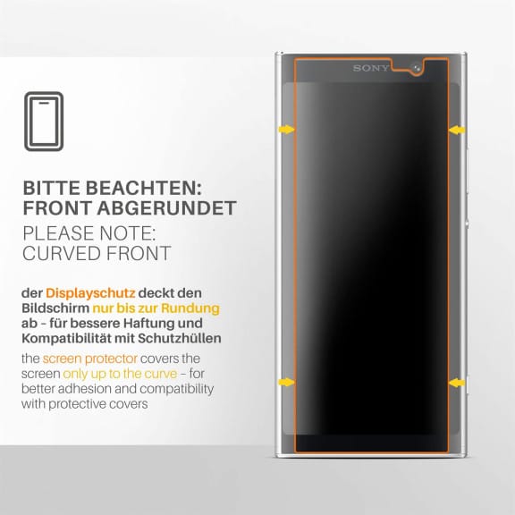 moex FlexProtect Sony Xperia XA2 Plus Schutzfolie Matt – Weiteres Produktbild 3 moex FlexProtect Sony Xperia XA2 Plus Schutzfolie Matt – Weiteres Produktbild 3