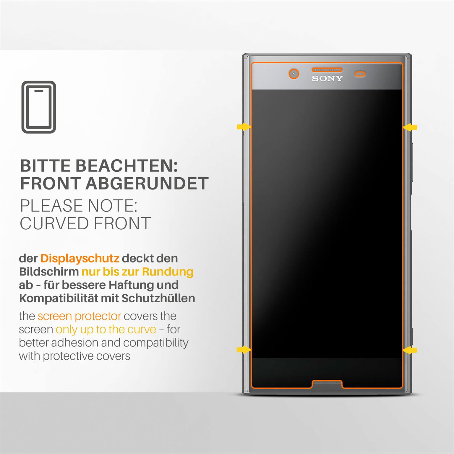 moex FlexProtect Sony Xperia XZ Premium Schutzfolie Matt – Weiteres Produktbild 3